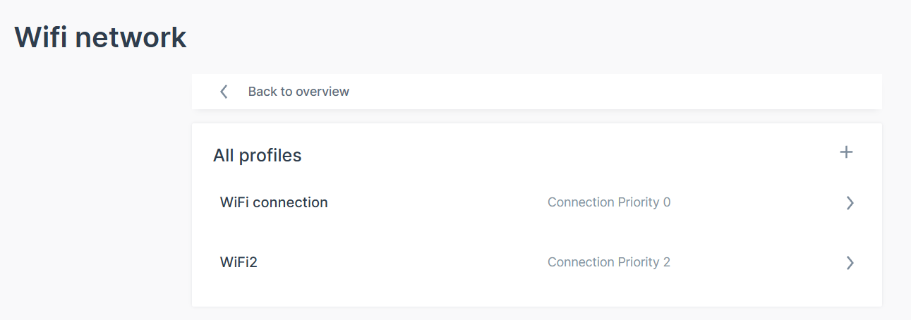 Connection Priority Example