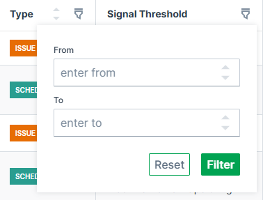 Range filter