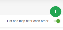 (1) List and map filter each other