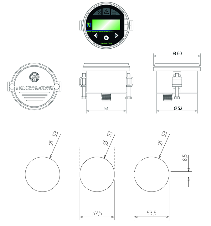 Assembly hole drawing