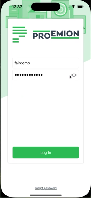 Login with username/password