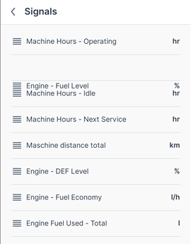 Select/hold + move signal