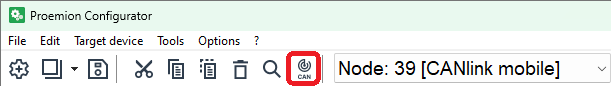 Configurator Node scan Button