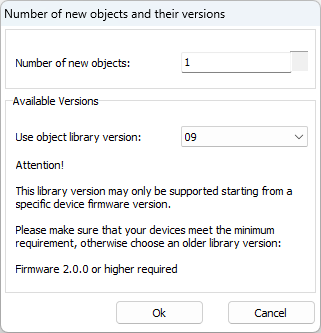 Configurator new rx message setup